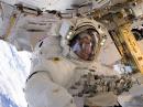Shane Kimbrough, KE5HOD, on a recent spacewalk. [NASA photo]